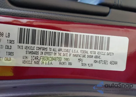 2019 Jeep Grand Cherokee Limited X 4X4 from USA, damaged, VIN 1C4RJFBG3KC840793